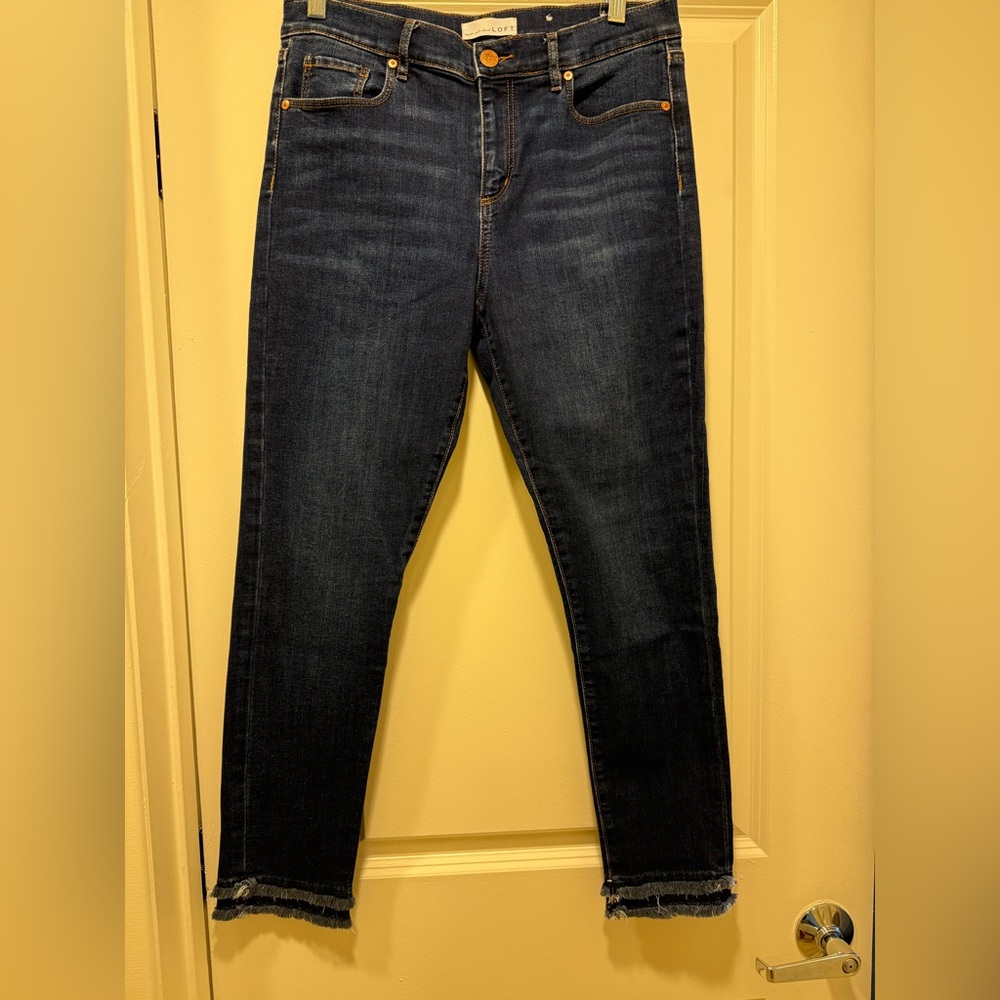LOFT Indigo Denim Pants